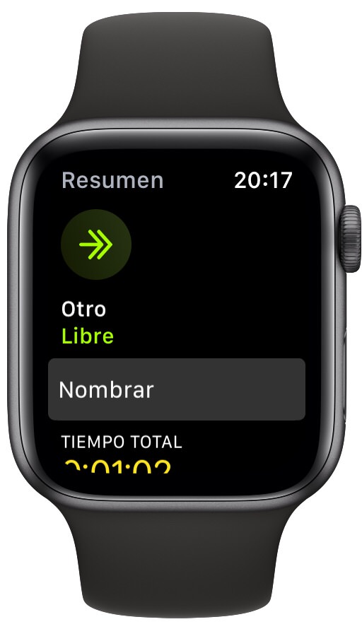 nombrar deportes ocultos del Apple Watch 1