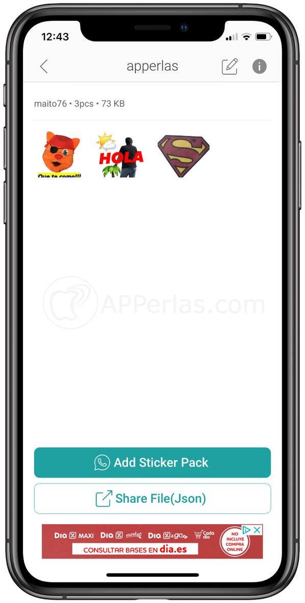 Añade tus Stickers a WhatsApp