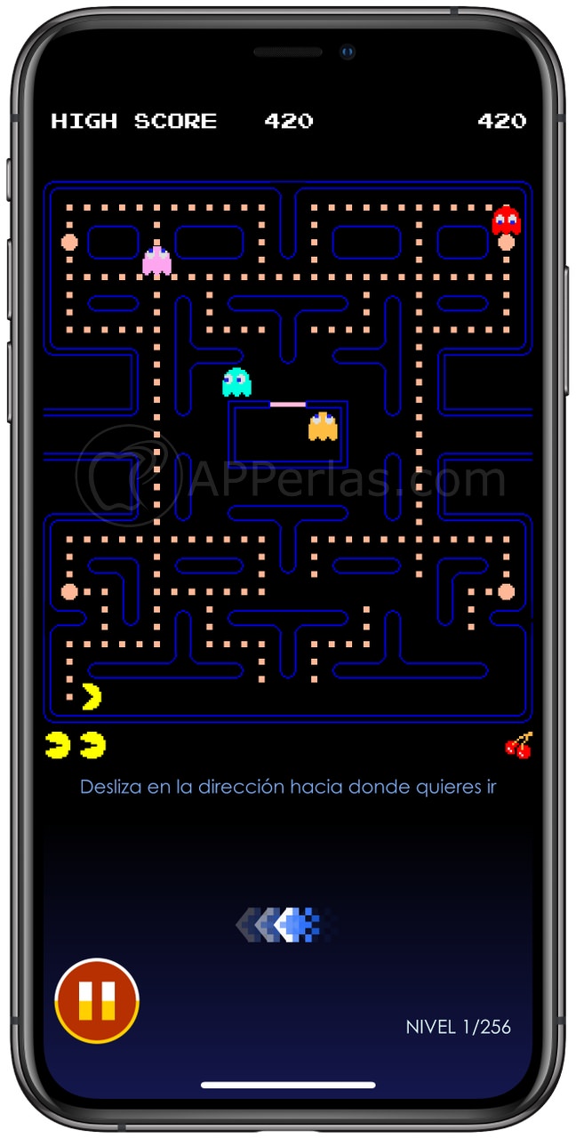 Juego de Pacman en iPhone