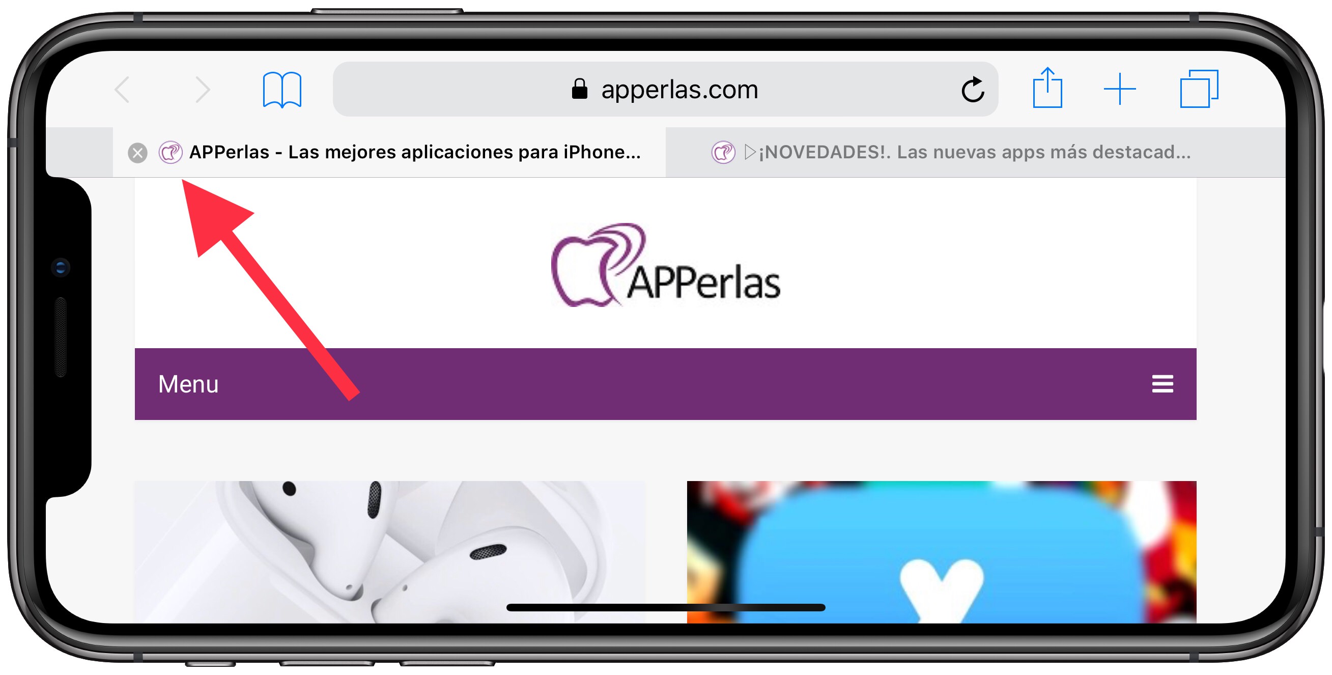 iconos pestañas de Safari 2