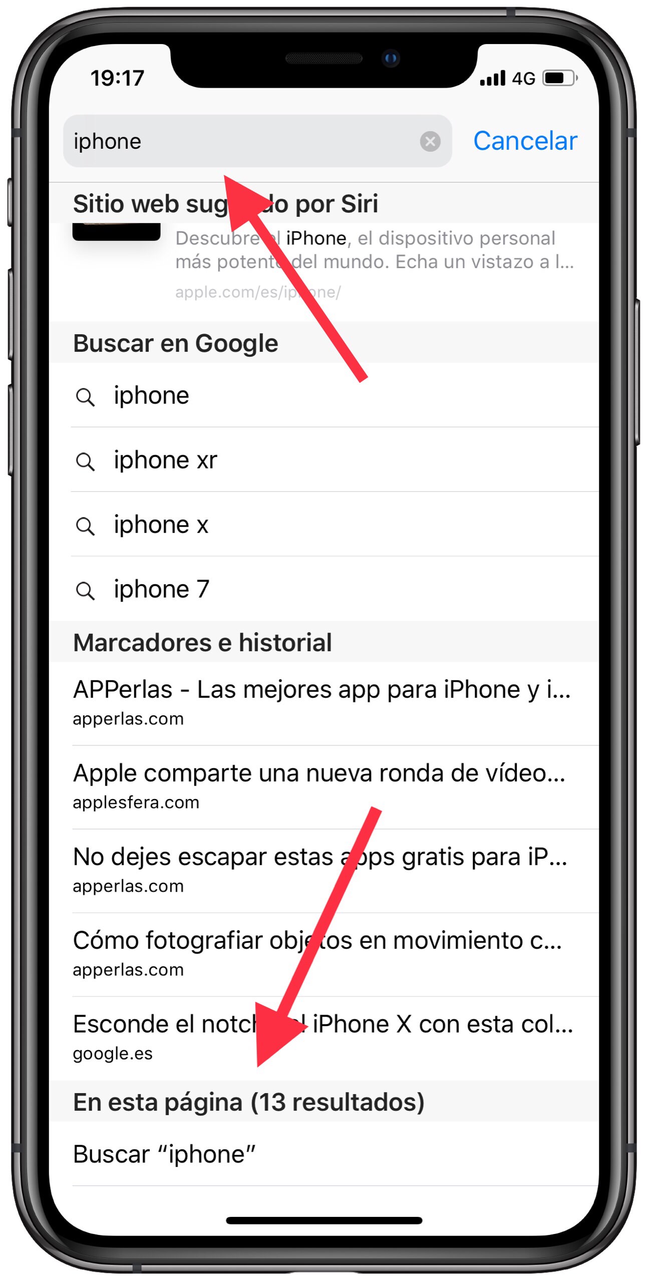 en esta página buscar palabras 1