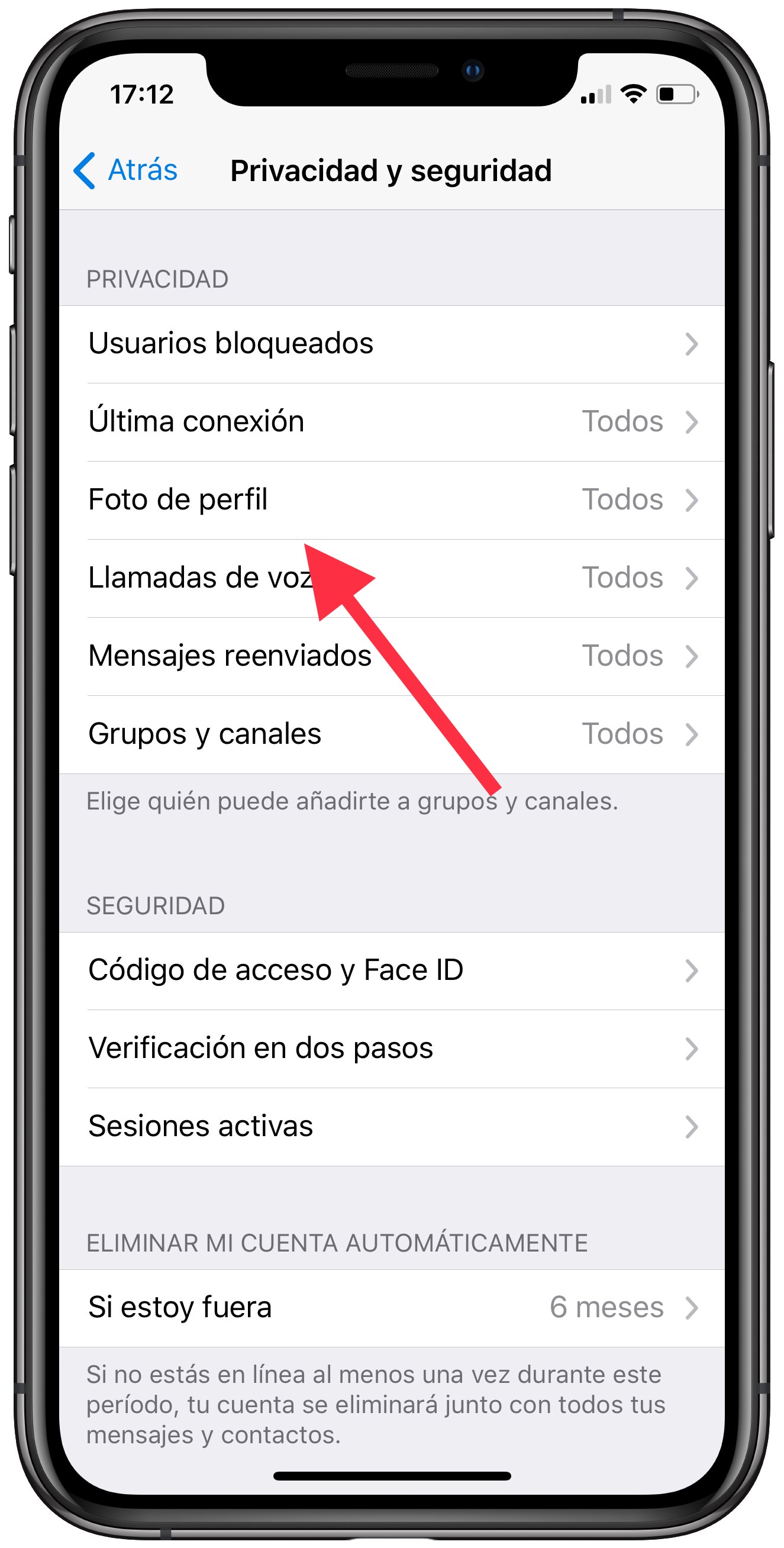 foto foto de perfil en Telegram 1