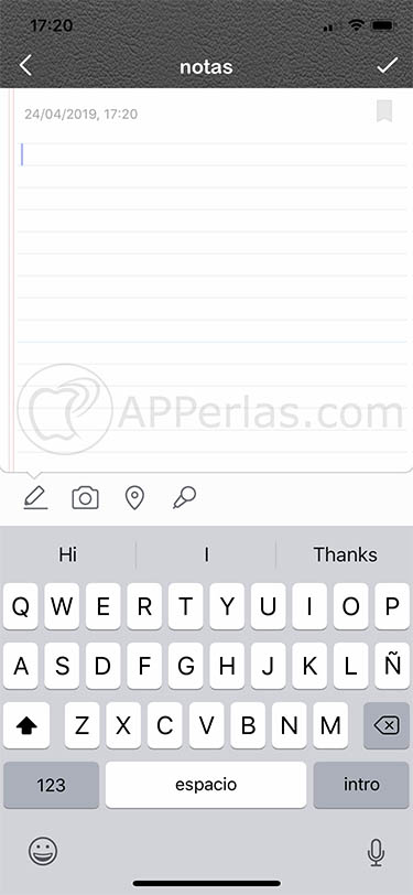 app de notas para iOS 2 app de notas para iOS 2