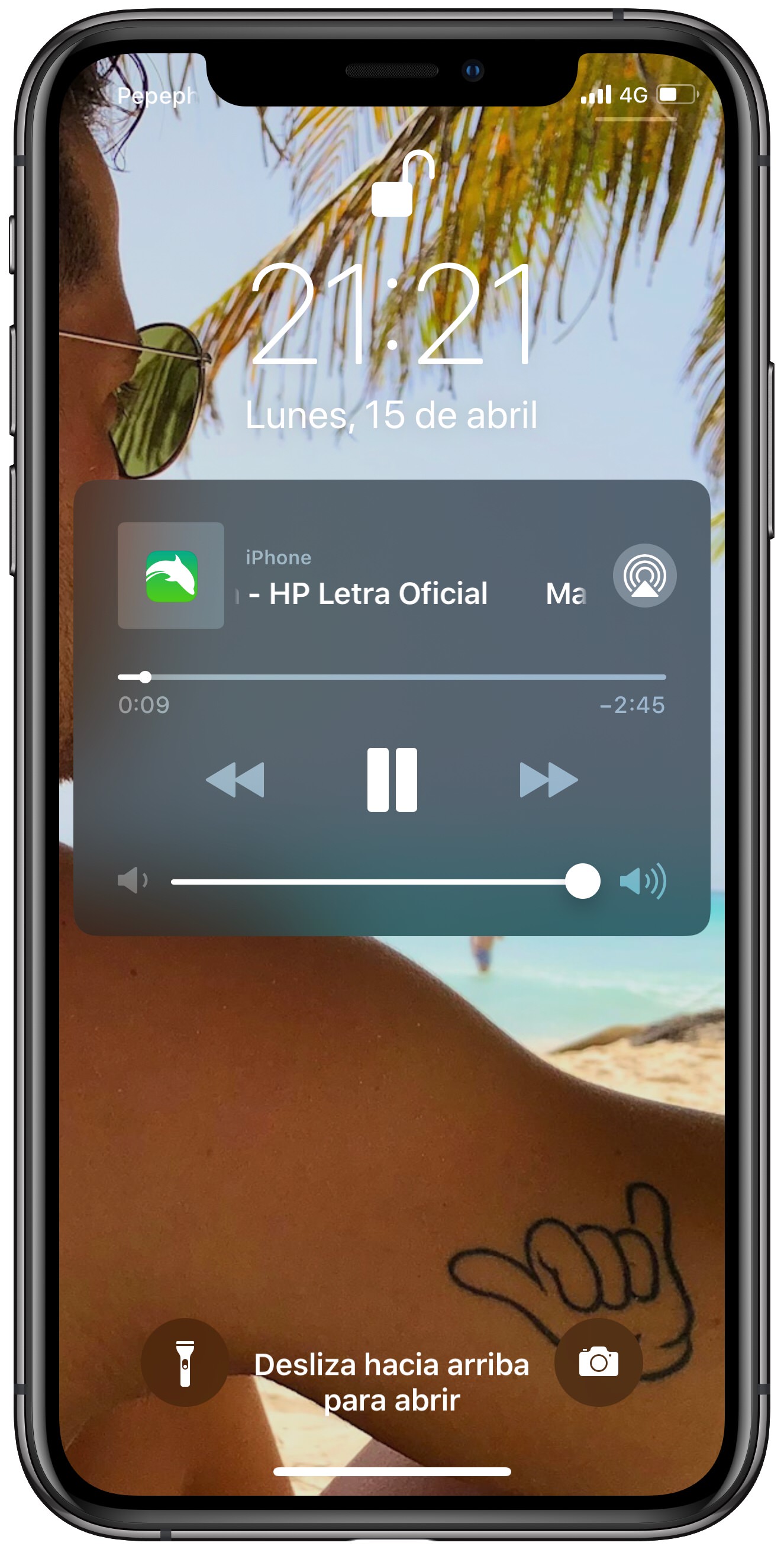 musica Youtube desde la pantalla de bloqueo 1