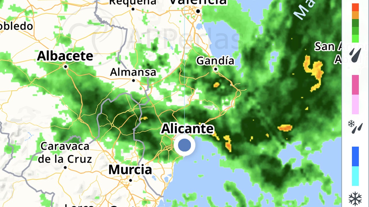 Radar de Lluvia para iPhone Radar de Lluvia para iPhone