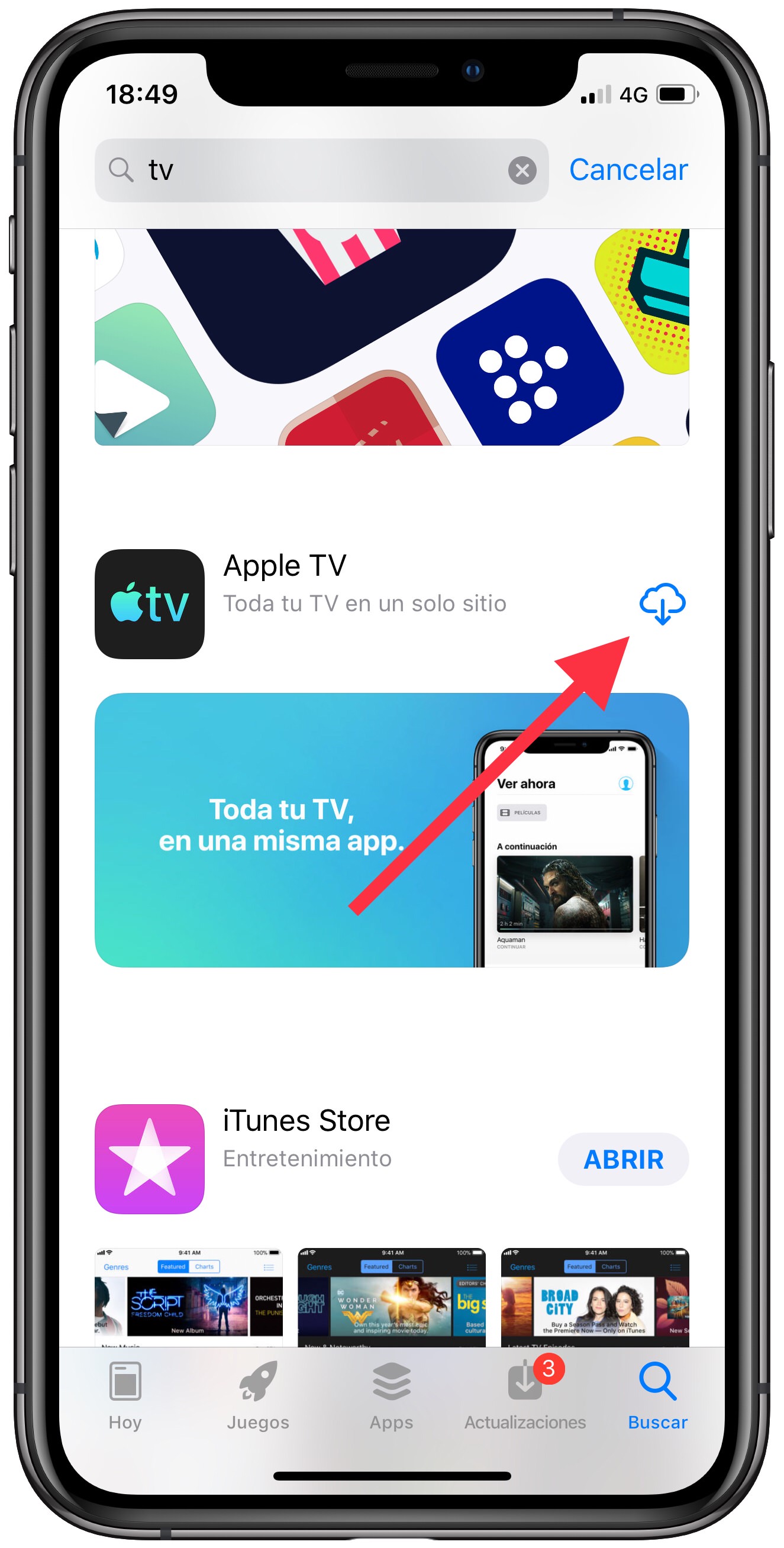 app de TV de Apple 1