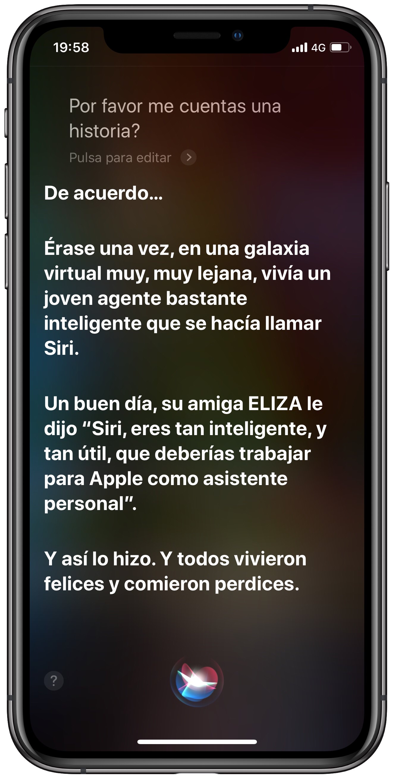 historia Siri cuente una historia 1