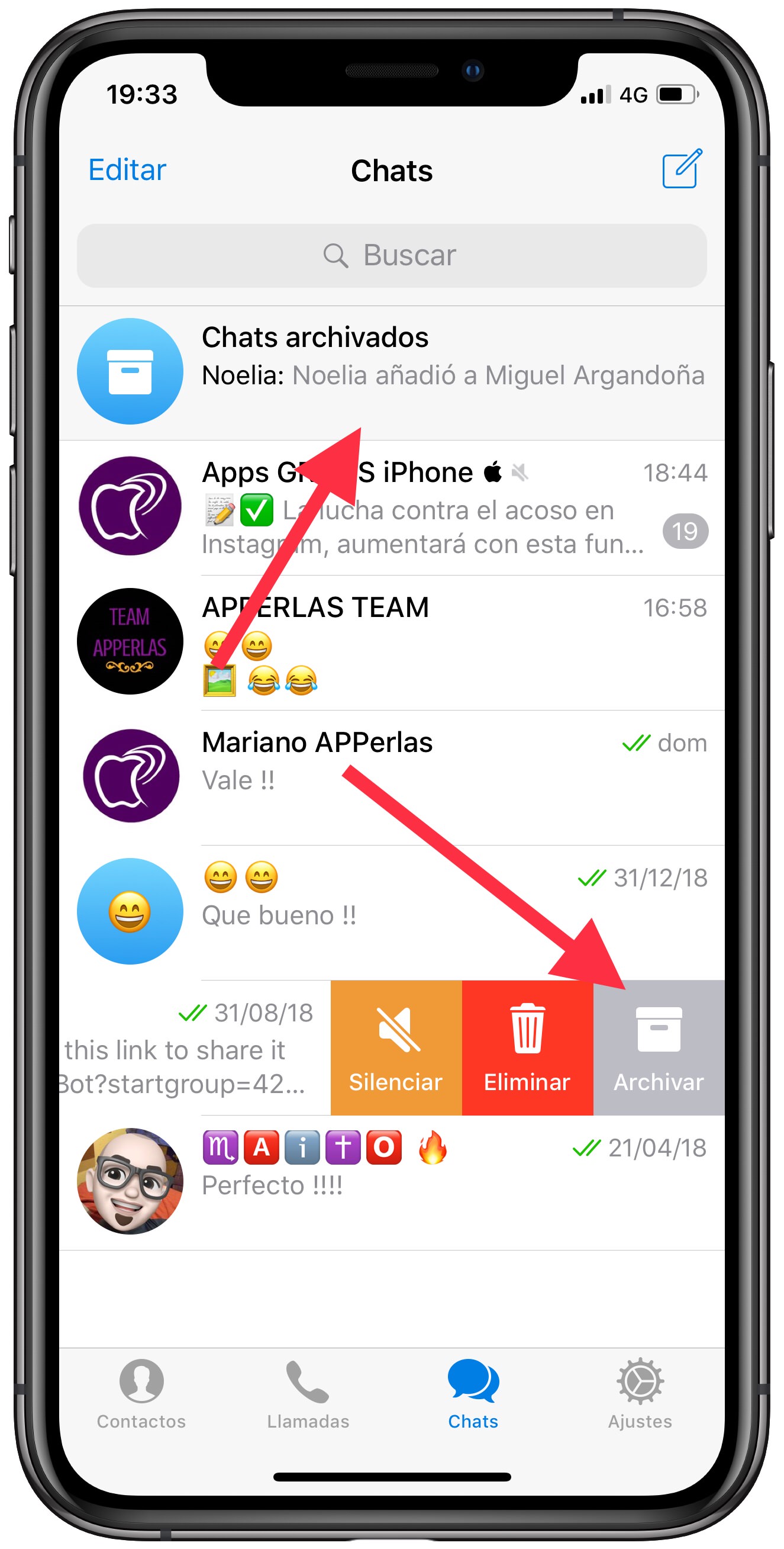 guardar archivar chats en Telegram 1