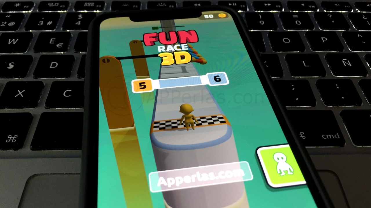 Tienes que ser el más rápido en Fun Race 3D Tienes que ser el más rápido en Fun Race 3D