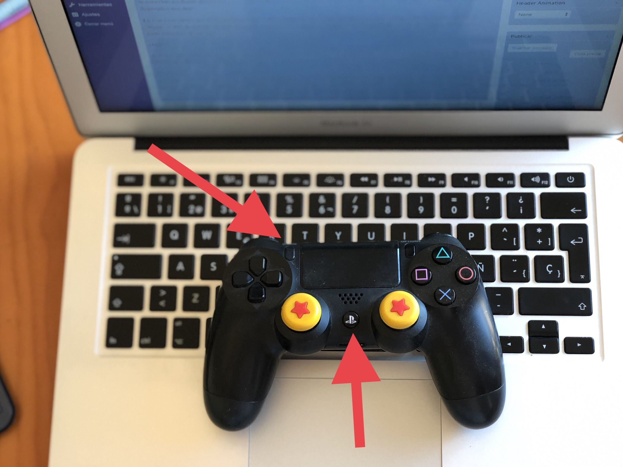 pulsar PS4 en el iPhone 1