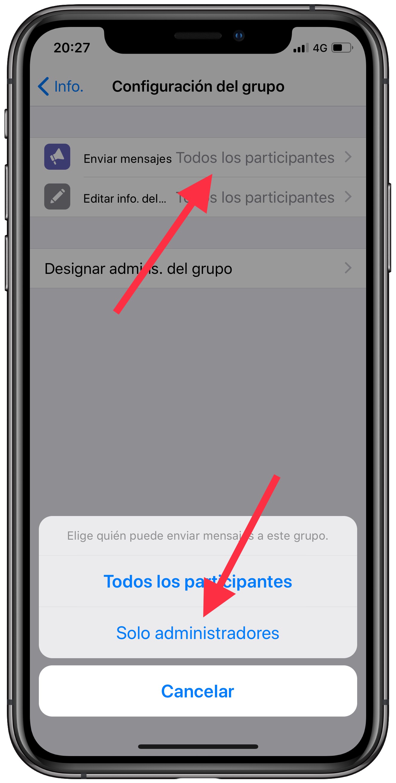 silenciar a alguien en un grupo silenciar a alguien en un grupo 1