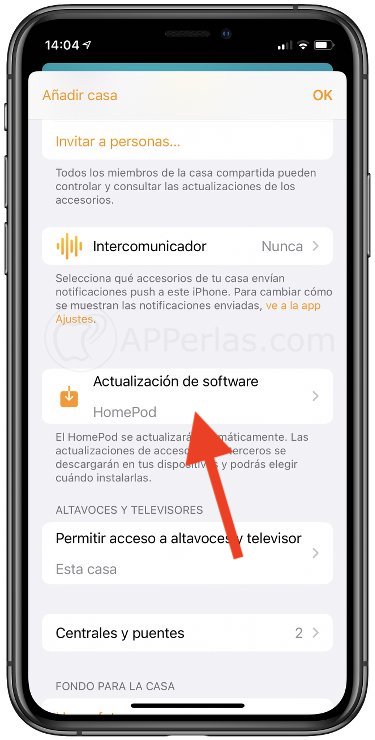 Actualización HomePod Actualización HomePod
