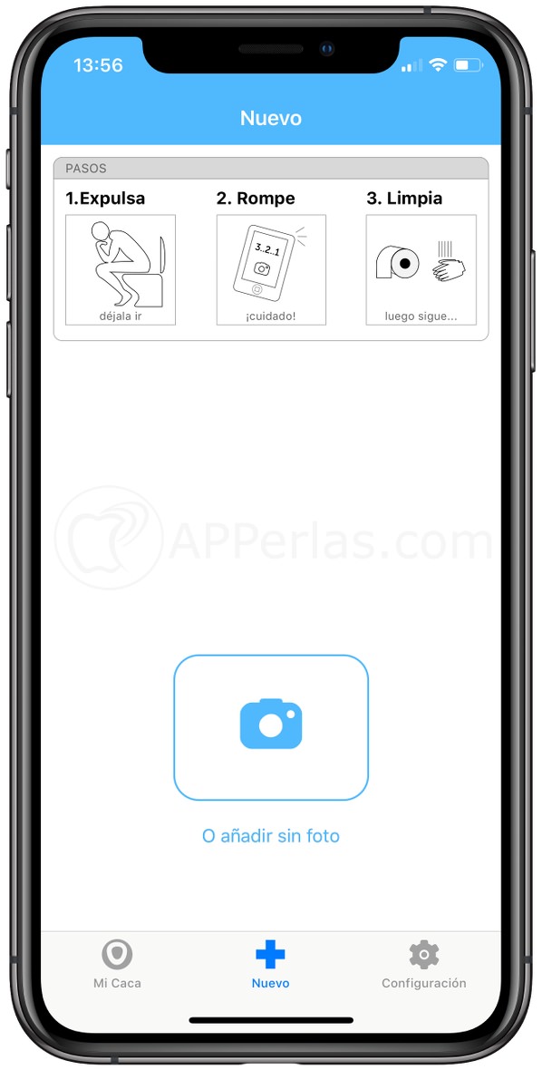 Pantalla principal de la app Pantalla principal de la app
