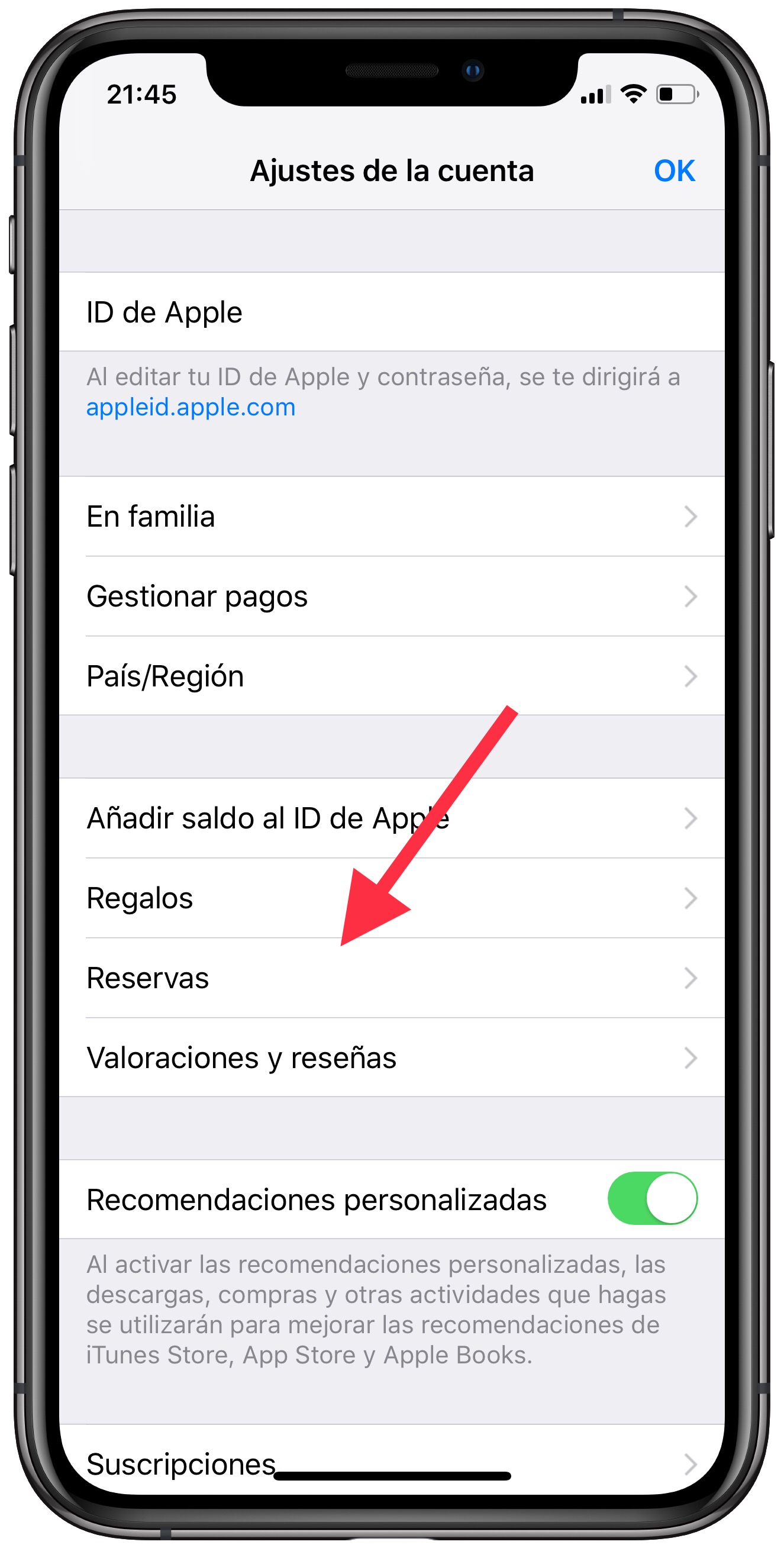 reservas de aplicaciones 1