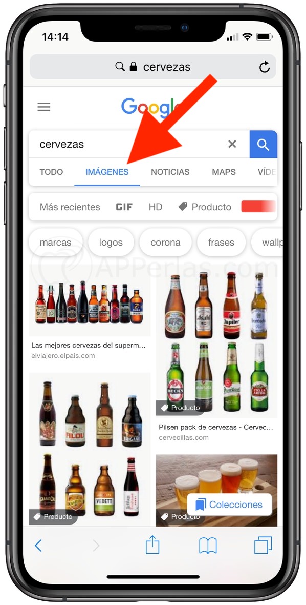 Imágenes en el buscador de Google Imágenes en el buscador de Google