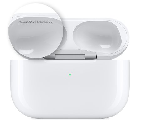 Número serie Airpods PRO
