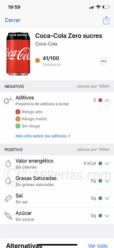 Yuka app alimentos cosmetica 3