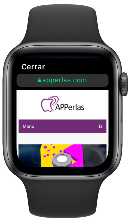 web web desde el Apple Watch 2