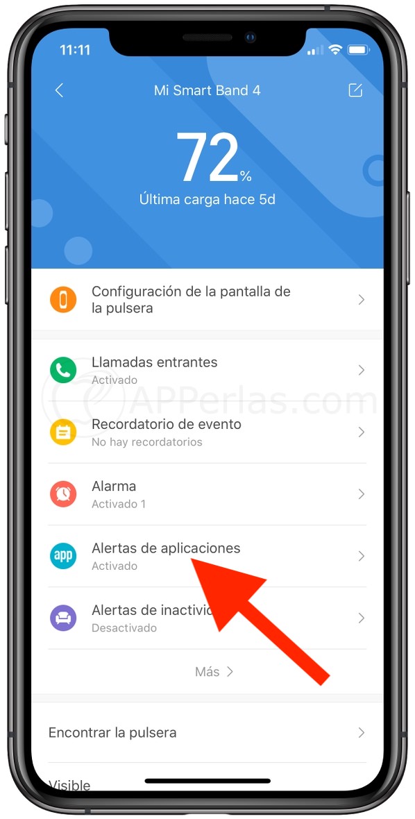 Alertas de aplicaciones Alertas de aplicaciones