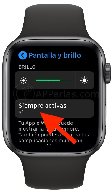 Función de pantalla siempre activa Función de pantalla siempre activa