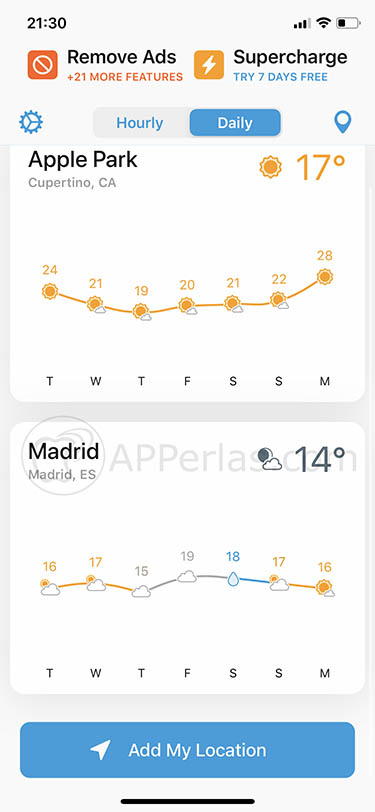 Esta es una buena y precisa app del tiempo para iOS weather line 2 Esta es una buena y precisa app del tiempo para iOS weather line 2