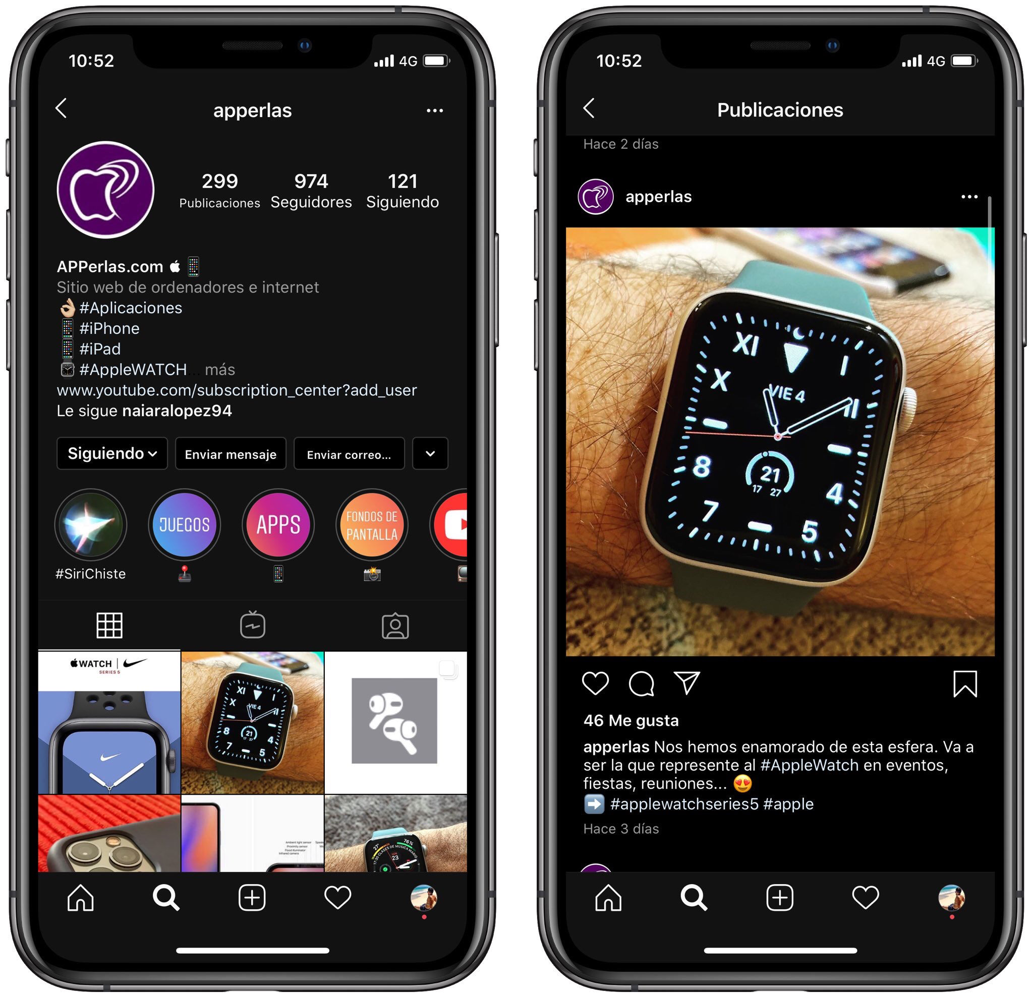 oscuro modo oscuro en Instagram 1