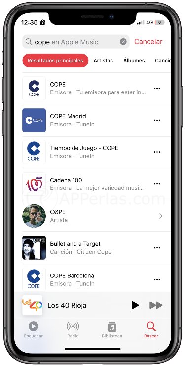 Buscar el nombre de la emisora a escuchar Buscar el nombre de la emisora a escuchar