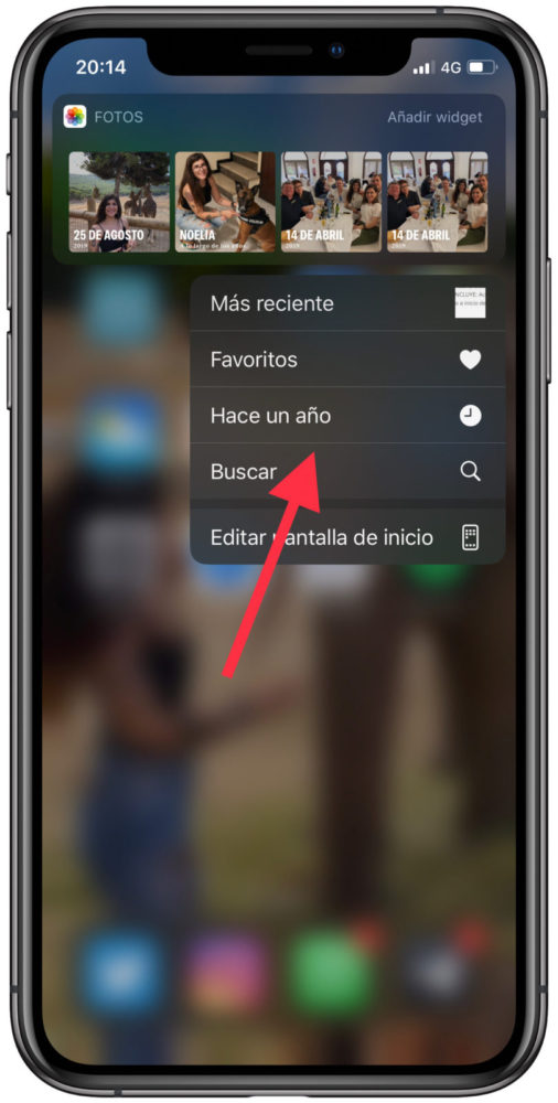 menú fotos de hace un año 1