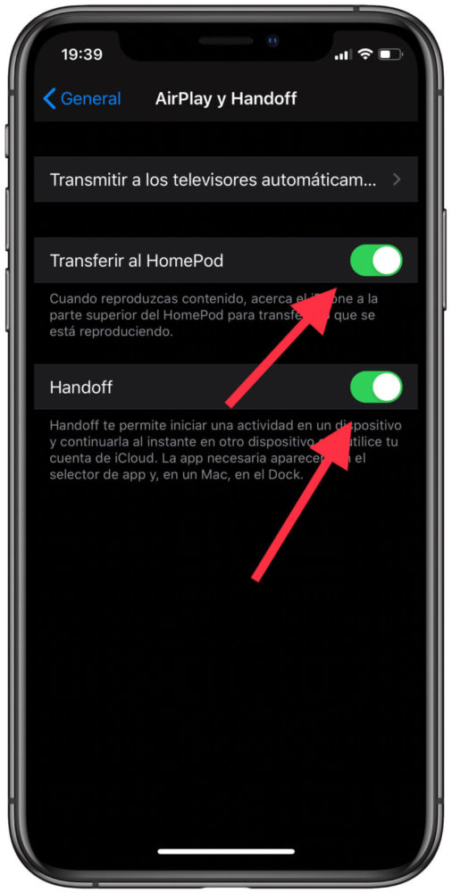 activar música del iPhone al HomePod 1