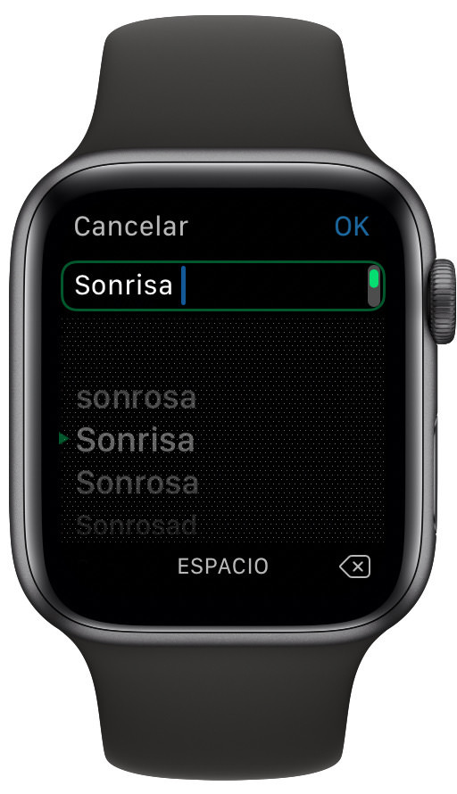 escribir más rápido con el Apple Watch 2