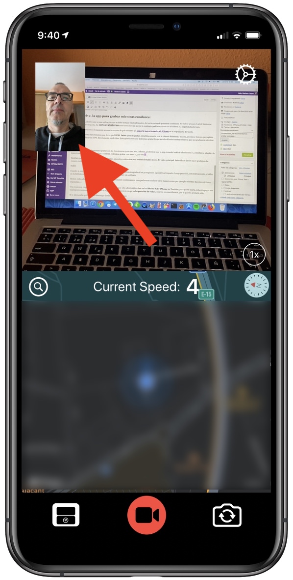 Grabar con ventana flotante en DUBL Drive