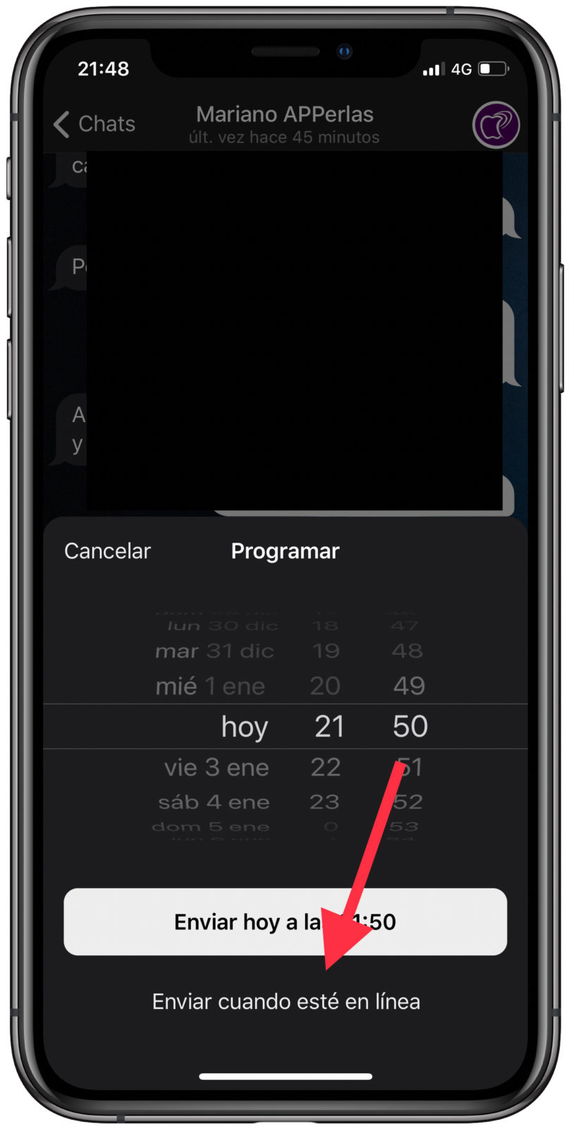 enviar mensajes en Telegram 1