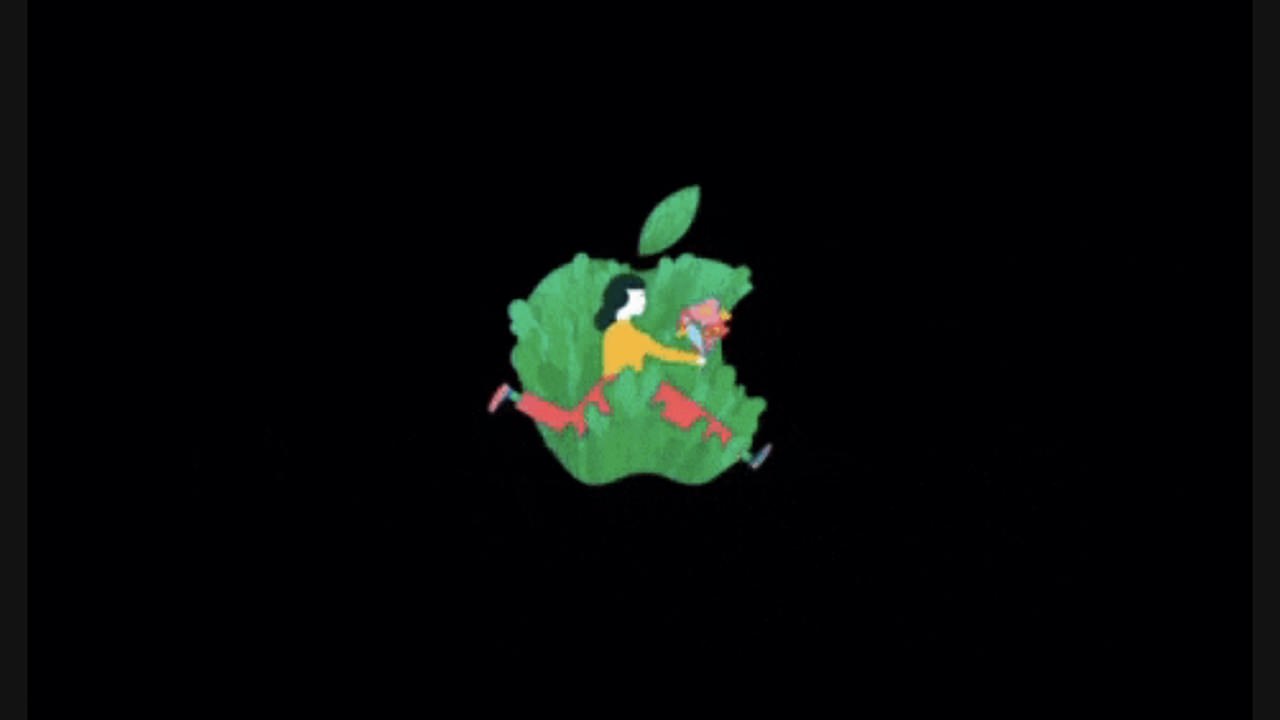 Pon de fondo la imagen animada de Apple Pon de fondo la imagen animada de Apple