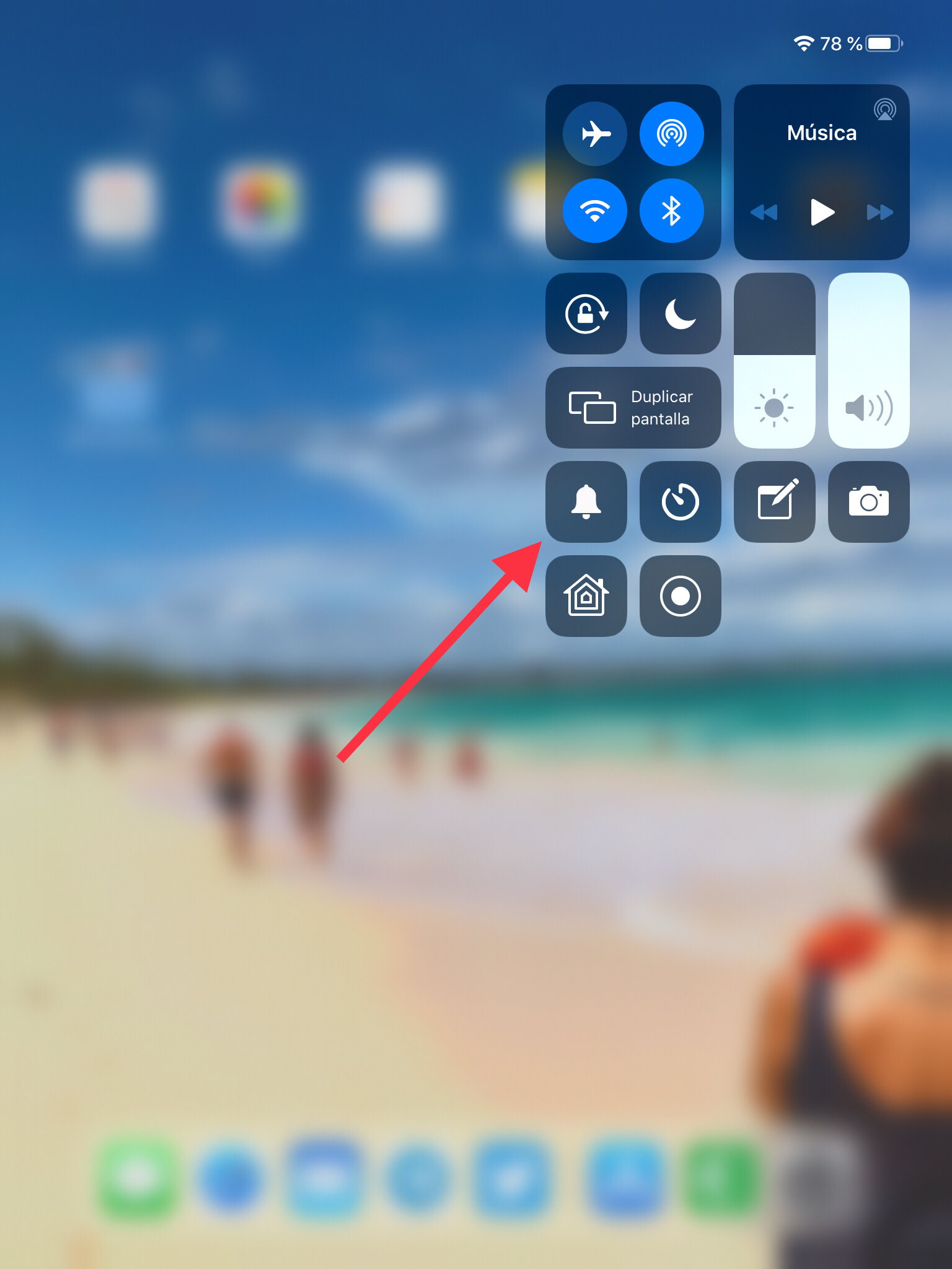 campana iPad en silencio 1