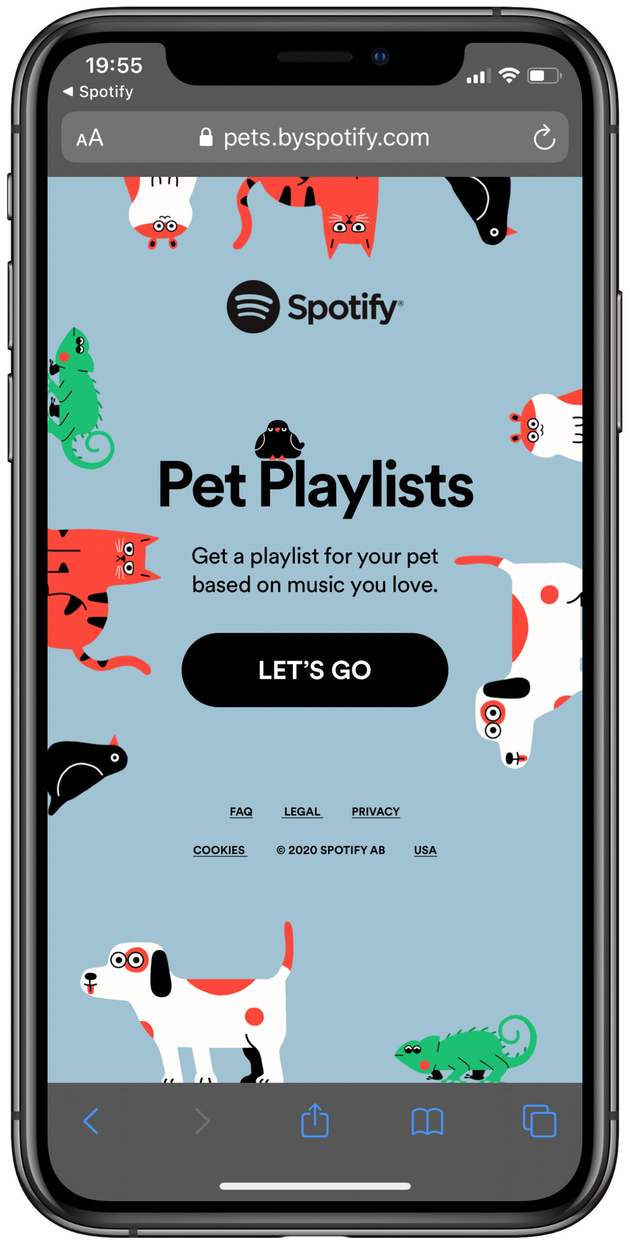 Navegador Spotify para tu mascota 1