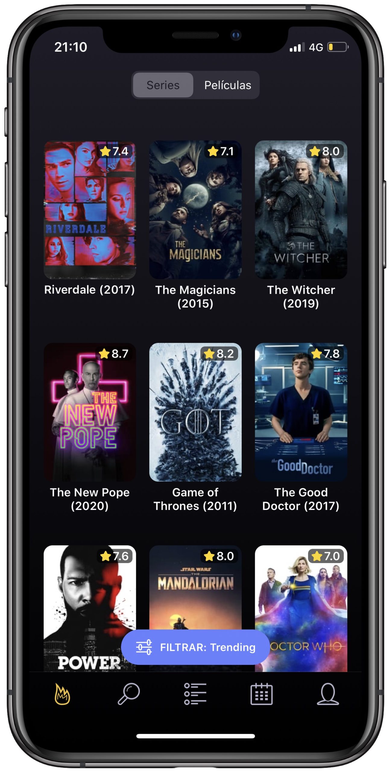 pantalla app TVSofa 1