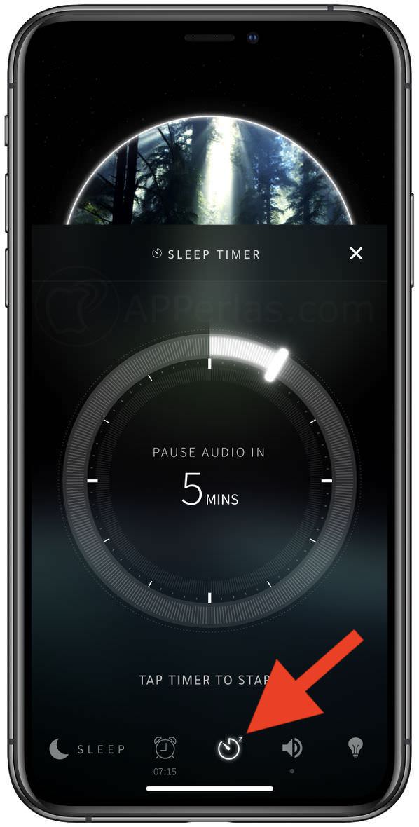 Temporizador de la app