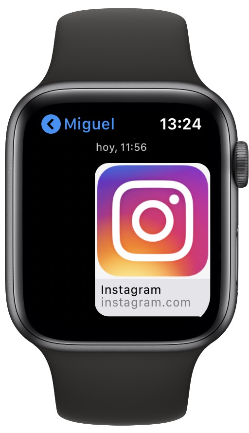 iMessage Instagram en el Apple Watch 1