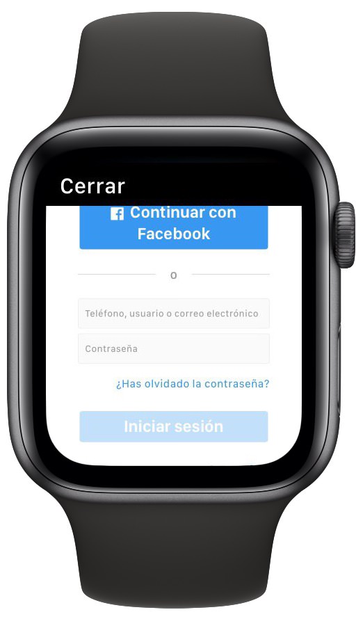 Usuario Instagram en el Apple Watch 2