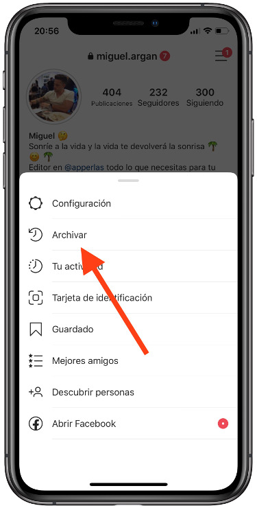 archivar historias archivadas 1