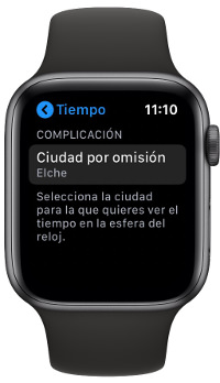 app Tiempo en el Apple Watch 1