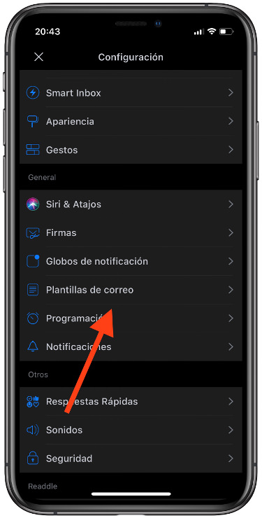 pestaña plantillas en Spark 1