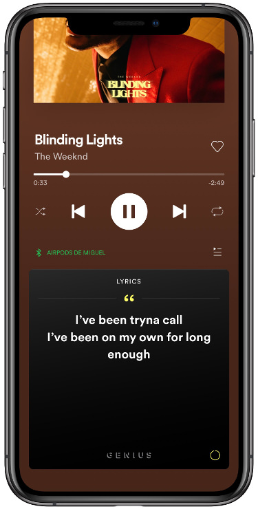 letra letra de las canciones en Spotify 2
