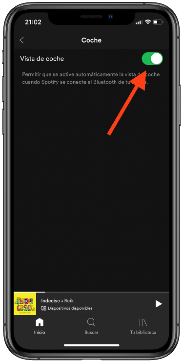 vista de coche en Spotify 1