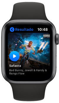 reconocer escuchar música en el Apple Watch 1