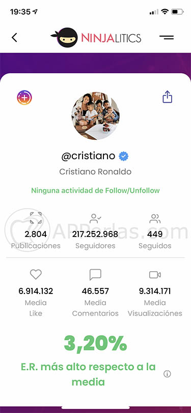 analizar cuentas de instagram app ninjalitics 3 analizar cuentas de instagram app ninjalitics 3