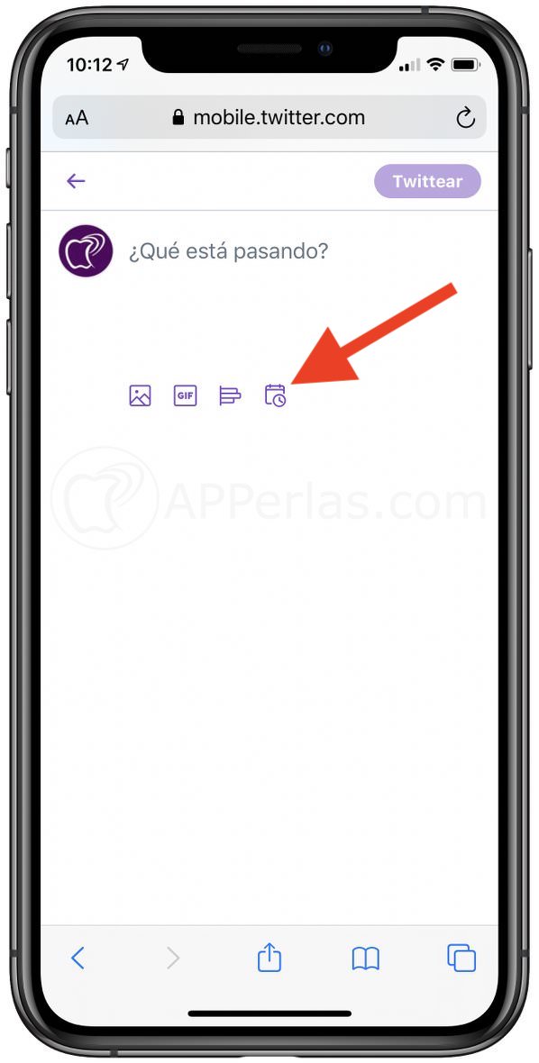 Opción para programar publicaciones Opción para programar publicaciones