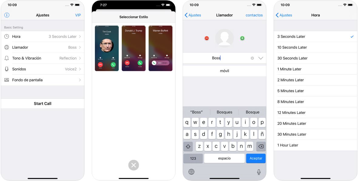 App de simulación de llamadas App de simulación de llamadas