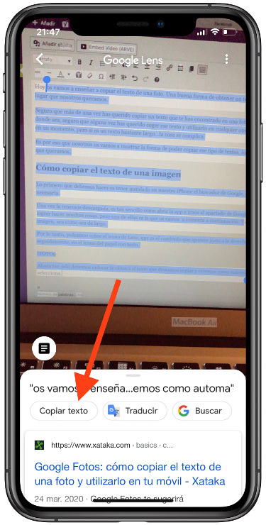 copiar texto de una imagen 2