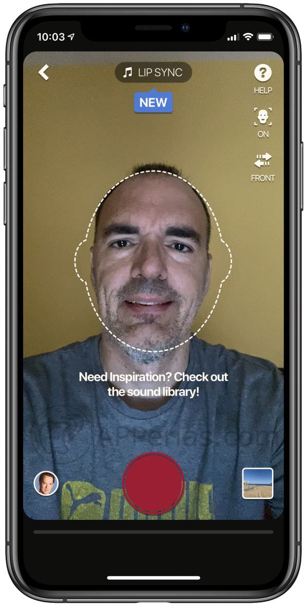 Interfaz de grabación